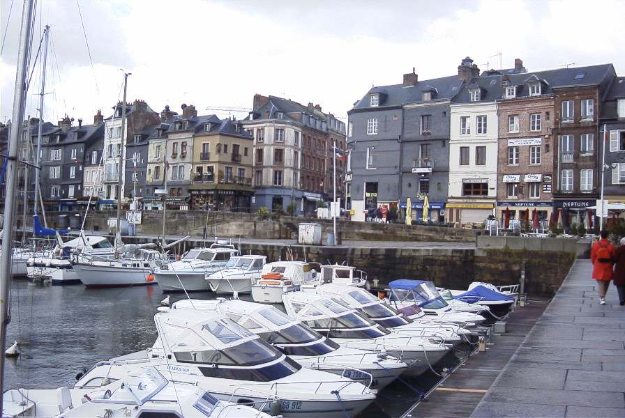 The old harbor of Honfleur