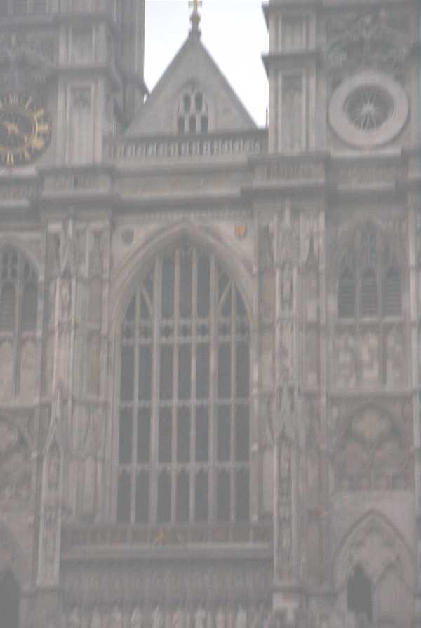 this picture was taken from a moving bus