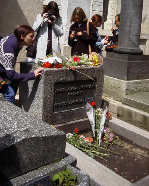 More of Morrison's grave