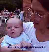 Alec with his Grandmom