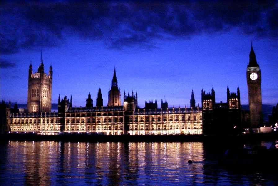 Parliment at night