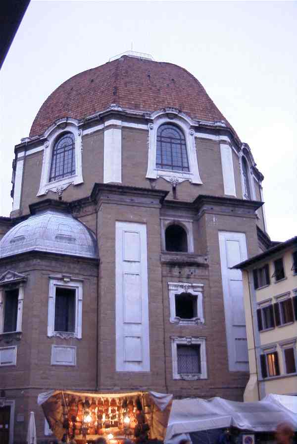 Outside of the Medici Chapel