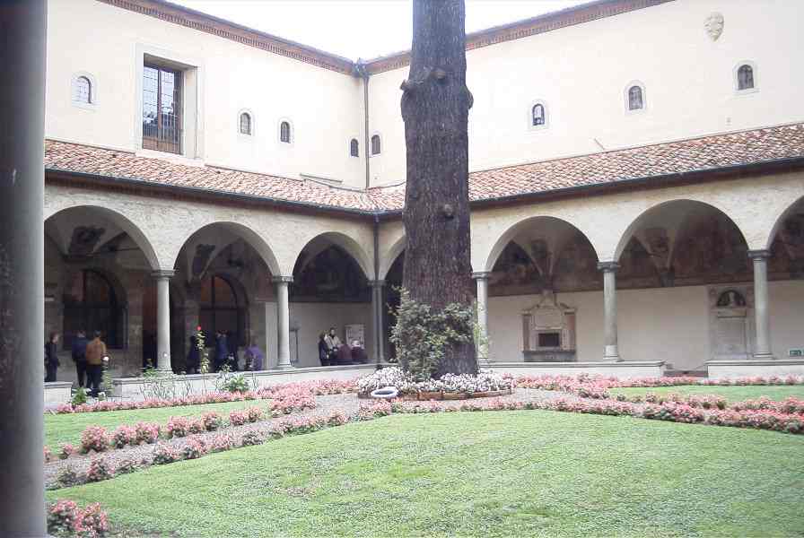 The cloister of St. Mark's Convent