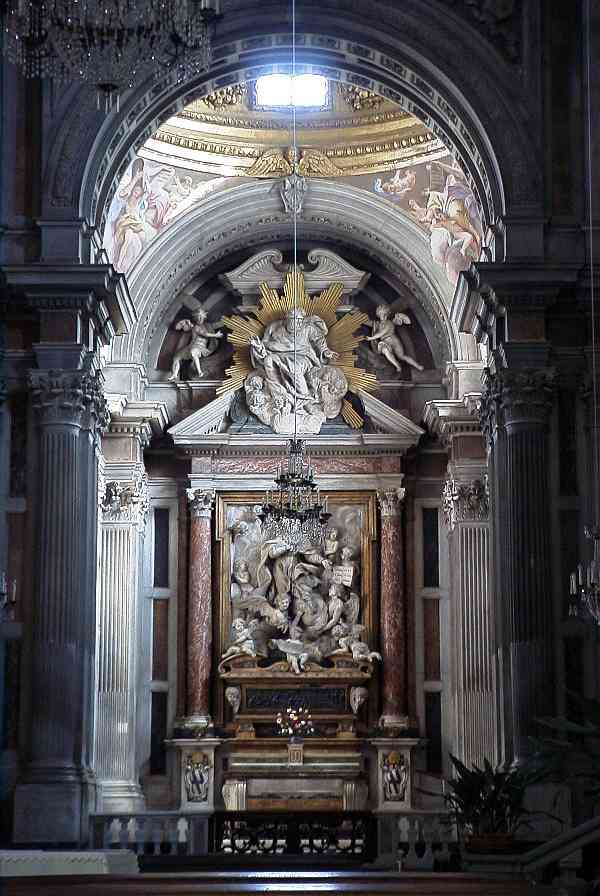 North transept of St. Maria del Carmine