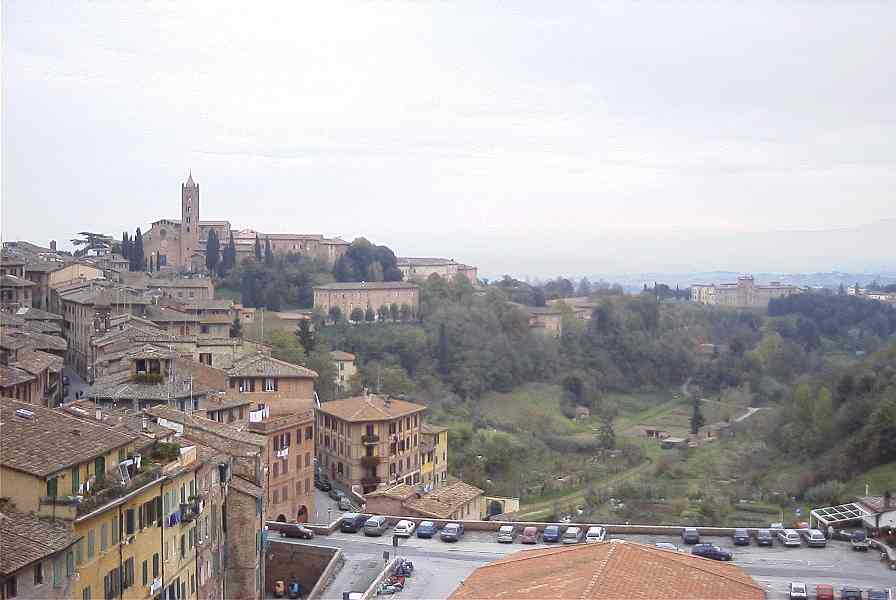 View of Siena from the Palazzo Publico