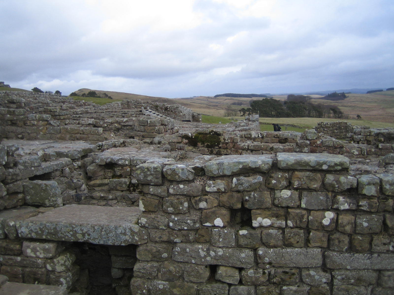 The north end of the commandant's house